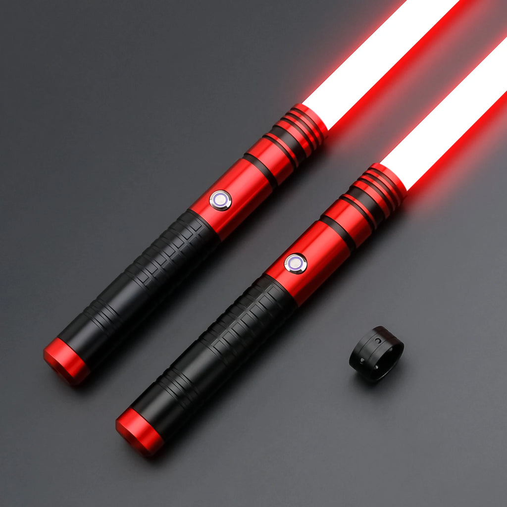 TXQSABER Double-edged A01 Heavy Dueling 12colors Combat Jedi Saber Sword Blaster Luminous Toy Cosplay Gesture Control