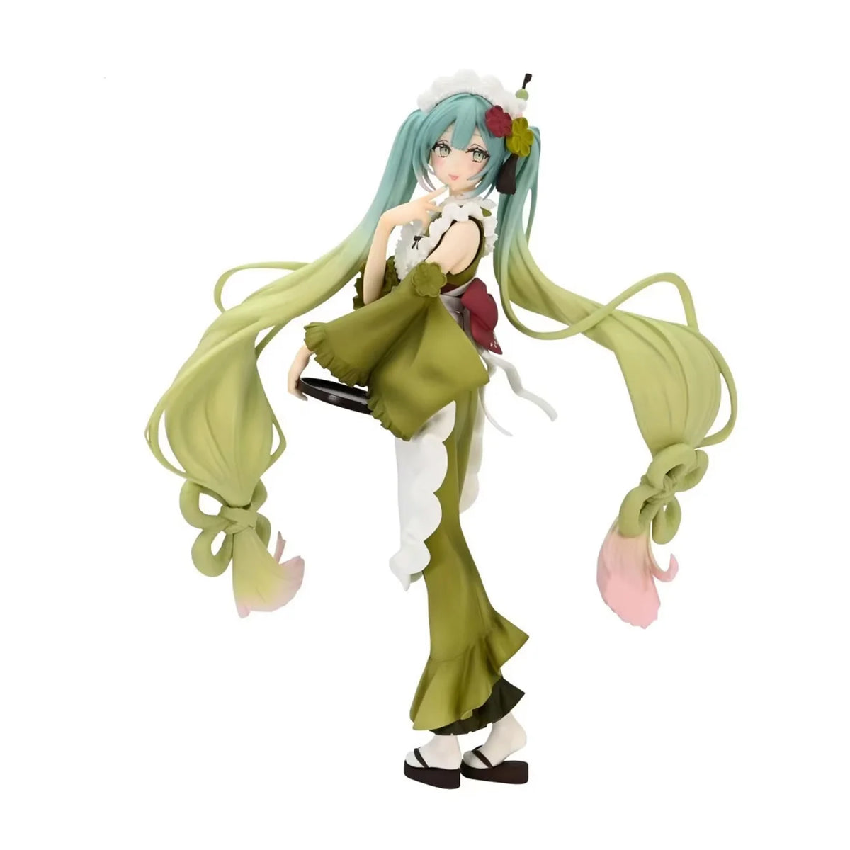Hatsune Miku Matcha Parfait Collectible Figure – Sweet Maid Design, Premium PVC Material, Desktop Display & Fan Merchandise