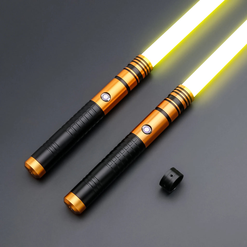 TXQSABER Double-edged A01 Heavy Dueling 12colors Combat Jedi Saber Sword Blaster Luminous Toy Cosplay Gesture Control