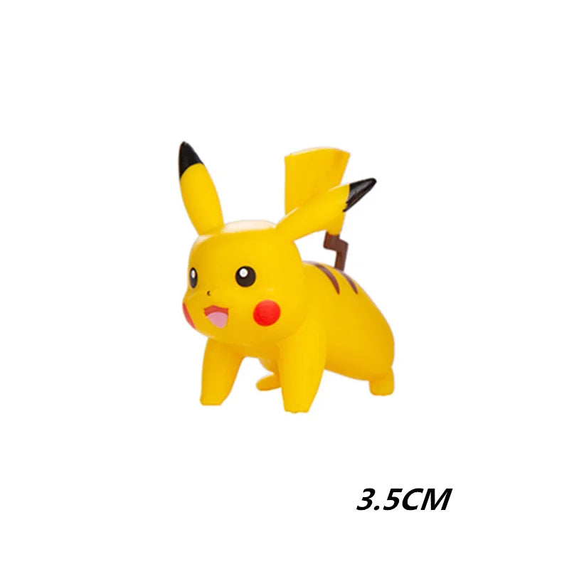 New 4-13Cm Pokemon Cartoons Movie Anime Figure Pikachu Bulbasaur Charmander Cosplay Collection Pet Action Model Toy Gift