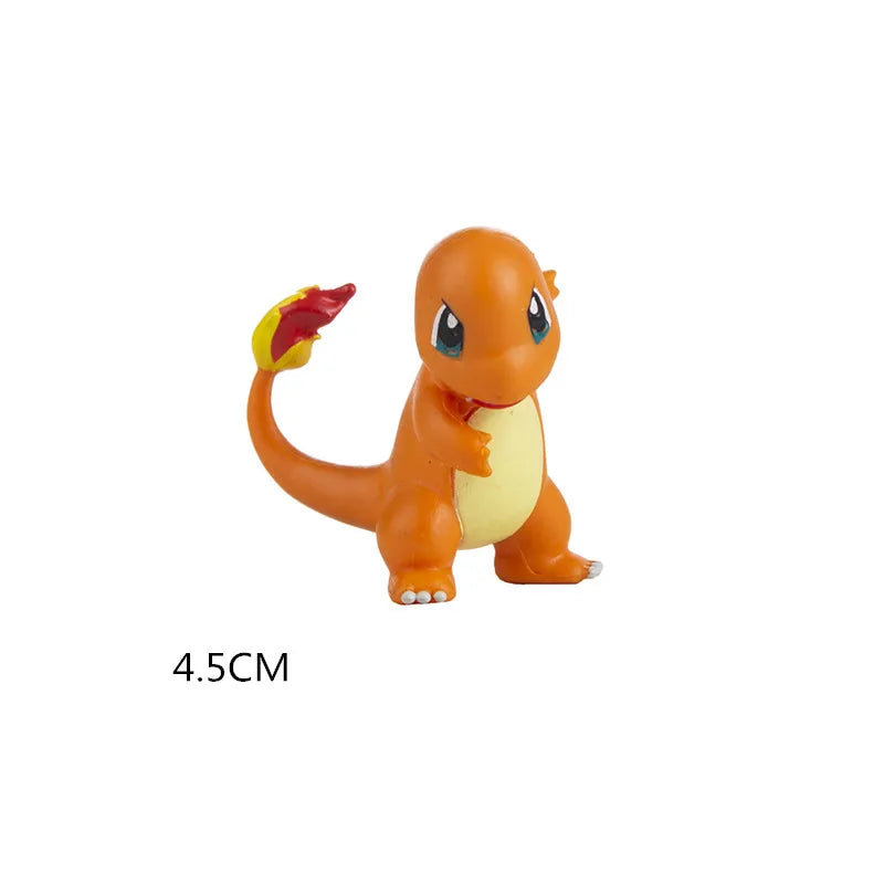 New 4-13Cm Pokemon Cartoons Movie Anime Figure Pikachu Bulbasaur Charmander Cosplay Collection Pet Action Model Toy Gift