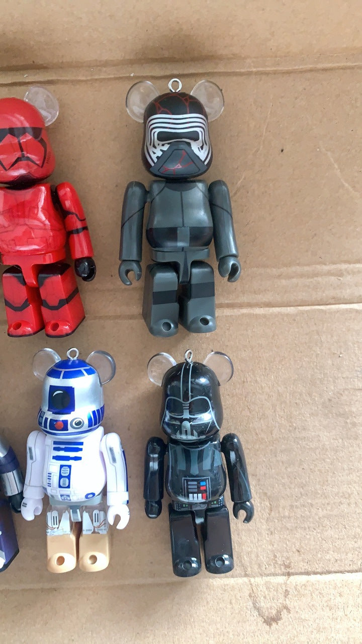 starwar mandalorian Darth Vader D2-R2 Super Rare 100% bear brick Bearbrickly Decoration Figure Collectable model toys