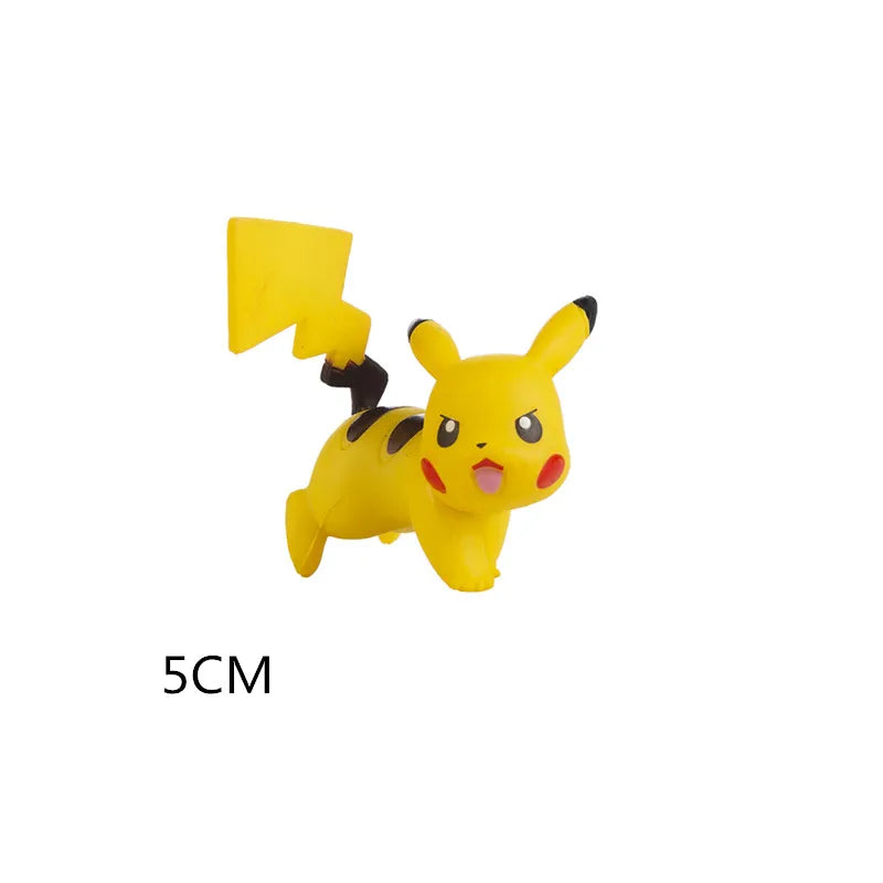 New 4-13Cm Pokemon Cartoons Movie Anime Figure Pikachu Bulbasaur Charmander Cosplay Collection Pet Action Model Toy Gift
