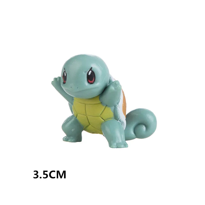 New 4-13Cm Pokemon Cartoons Movie Anime Figure Pikachu Bulbasaur Charmander Cosplay Collection Pet Action Model Toy Gift