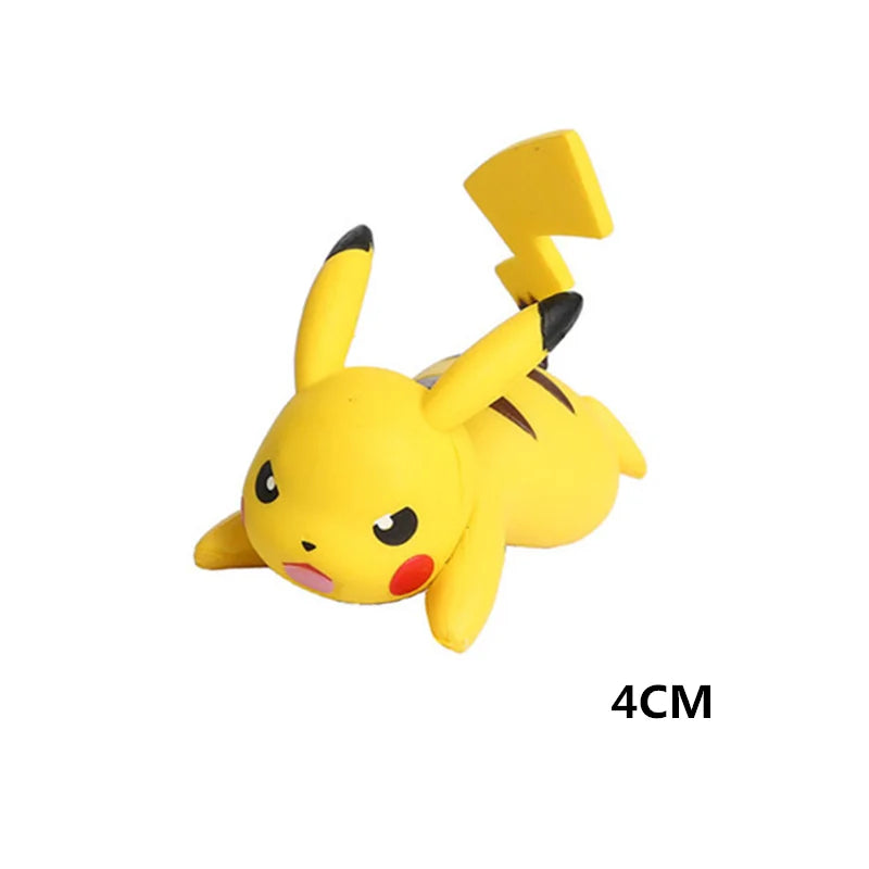 New 4-13Cm Pokemon Cartoons Movie Anime Figure Pikachu Bulbasaur Charmander Cosplay Collection Pet Action Model Toy Gift