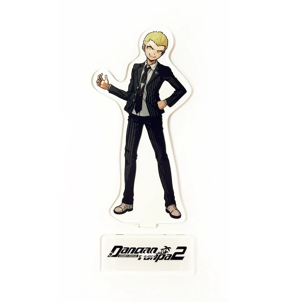 Danganronpa 2 Fuyuhiko Kuzuryu Peko Pekoyama HM acrylic stand figure model plate holder cake topper anime Japan