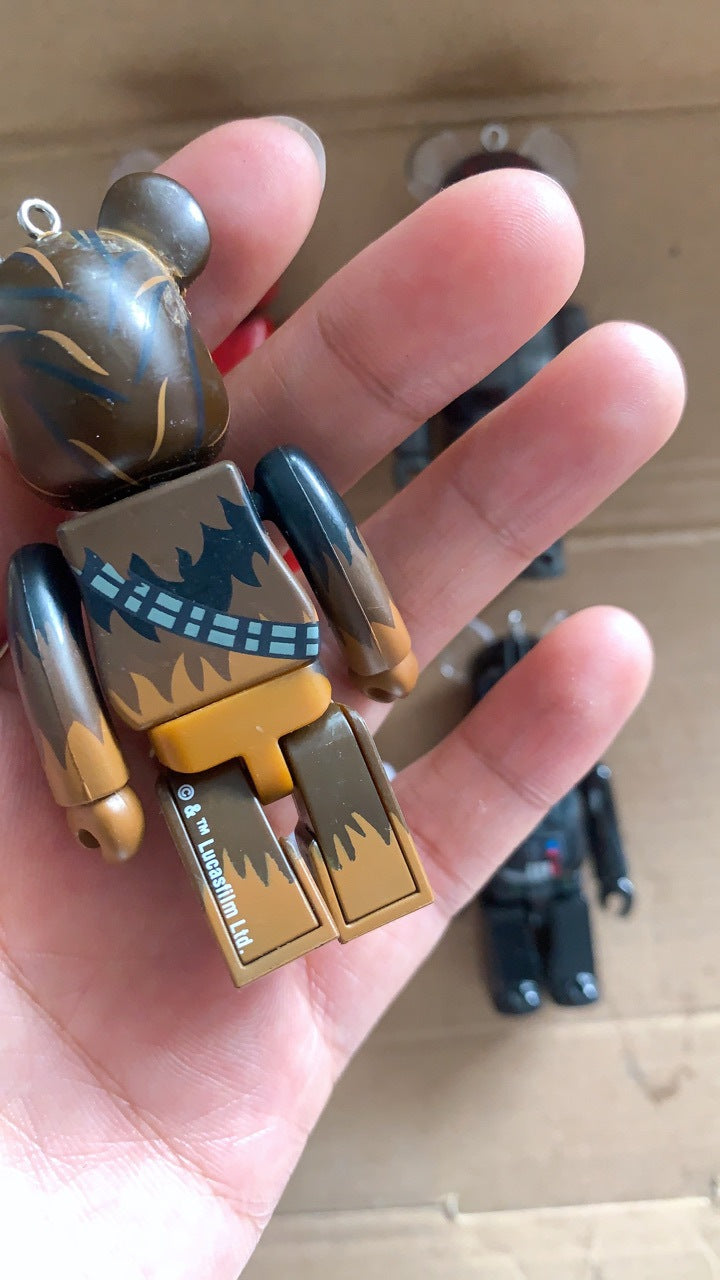 starwar mandalorian Darth Vader D2-R2 Super Rare 100% bear brick Bearbrickly Decoration Figure Collectable model toys