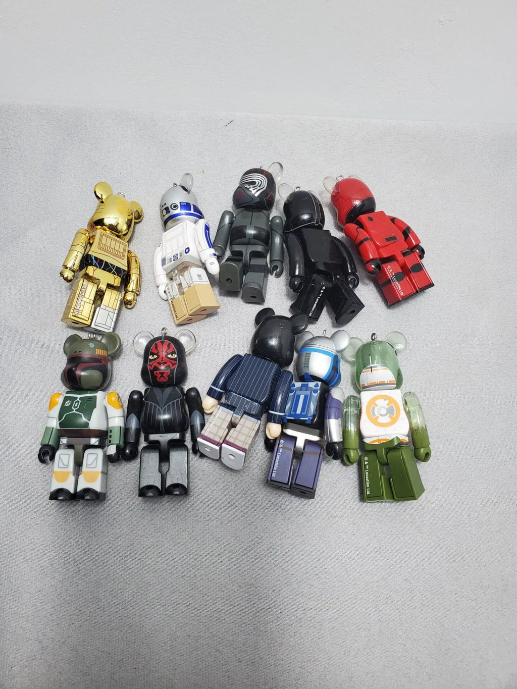 starwar mandalorian Darth Vader D2-R2 Super Rare 100% bear brick Bearbrickly Decoration Figure Collectable model toys