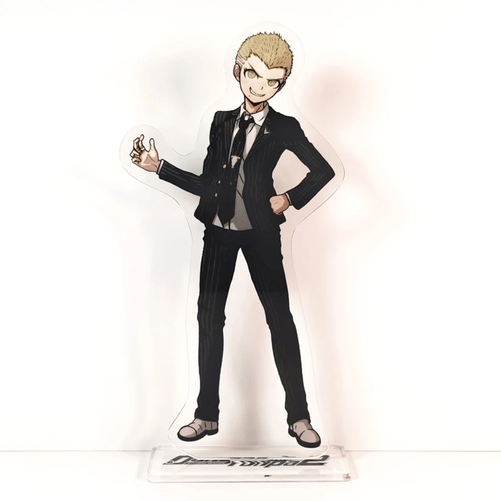 Danganronpa 2 Fuyuhiko Kuzuryu Peko Pekoyama HM acrylic stand figure model plate holder cake topper anime Japan