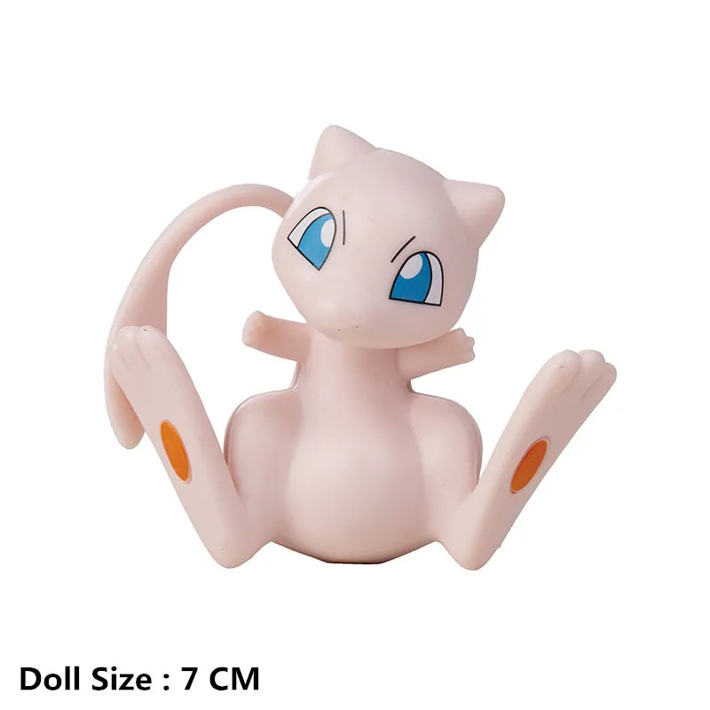 New 4-13Cm Pokemon Cartoons Movie Anime Figure Pikachu Bulbasaur Charmander Cosplay Collection Pet Action Model Toy Gift