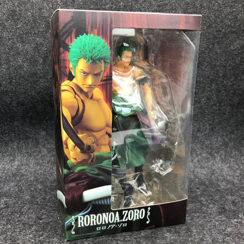Anime One Piece 18cm BJD Roronoa Zoro Joints Moveable PVC Action Figure Collection Model Toys