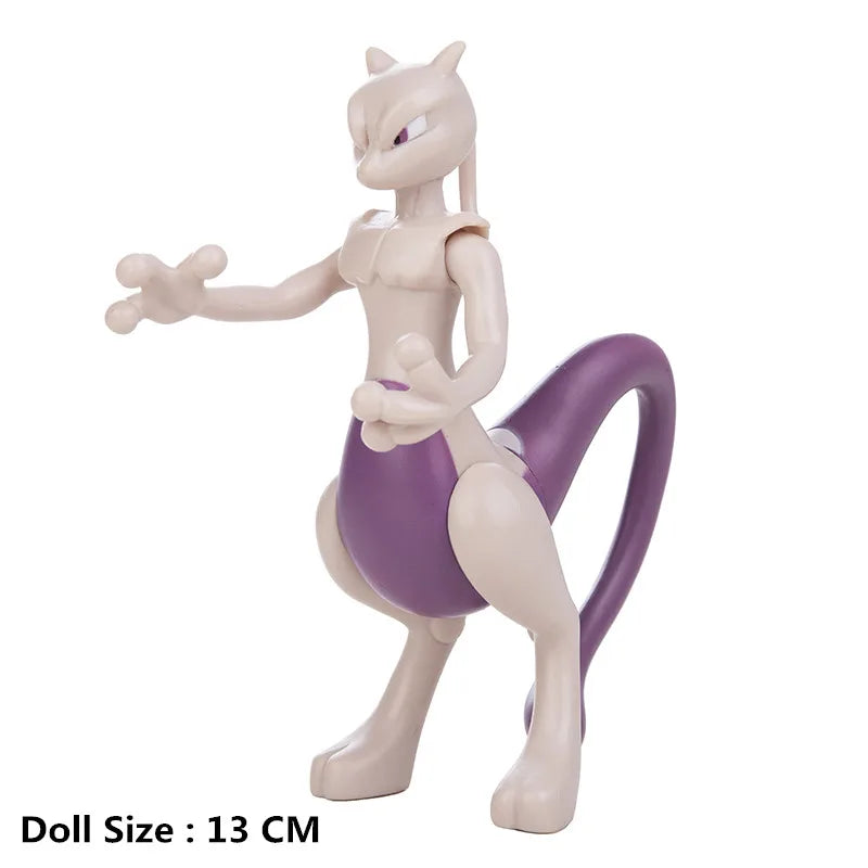 New 4-13Cm Pokemon Cartoons Movie Anime Figure Pikachu Bulbasaur Charmander Cosplay Collection Pet Action Model Toy Gift