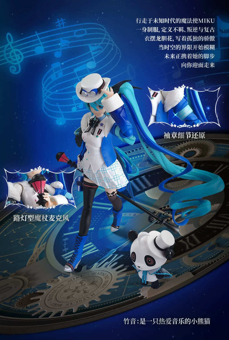 Blokees Hatsune Miku Action Figure DIY Joint Mobility Anime Assembly Figurine Toy Cartoon Doll Collection Figures Christmas Gift