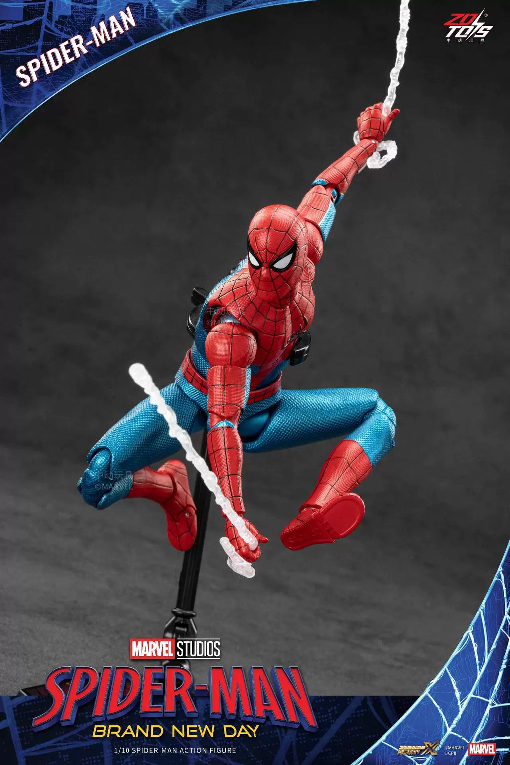 1/10 Scale Figure ZD TOY Spider-Man: Brand New Day SpiderMan action figure model In stock