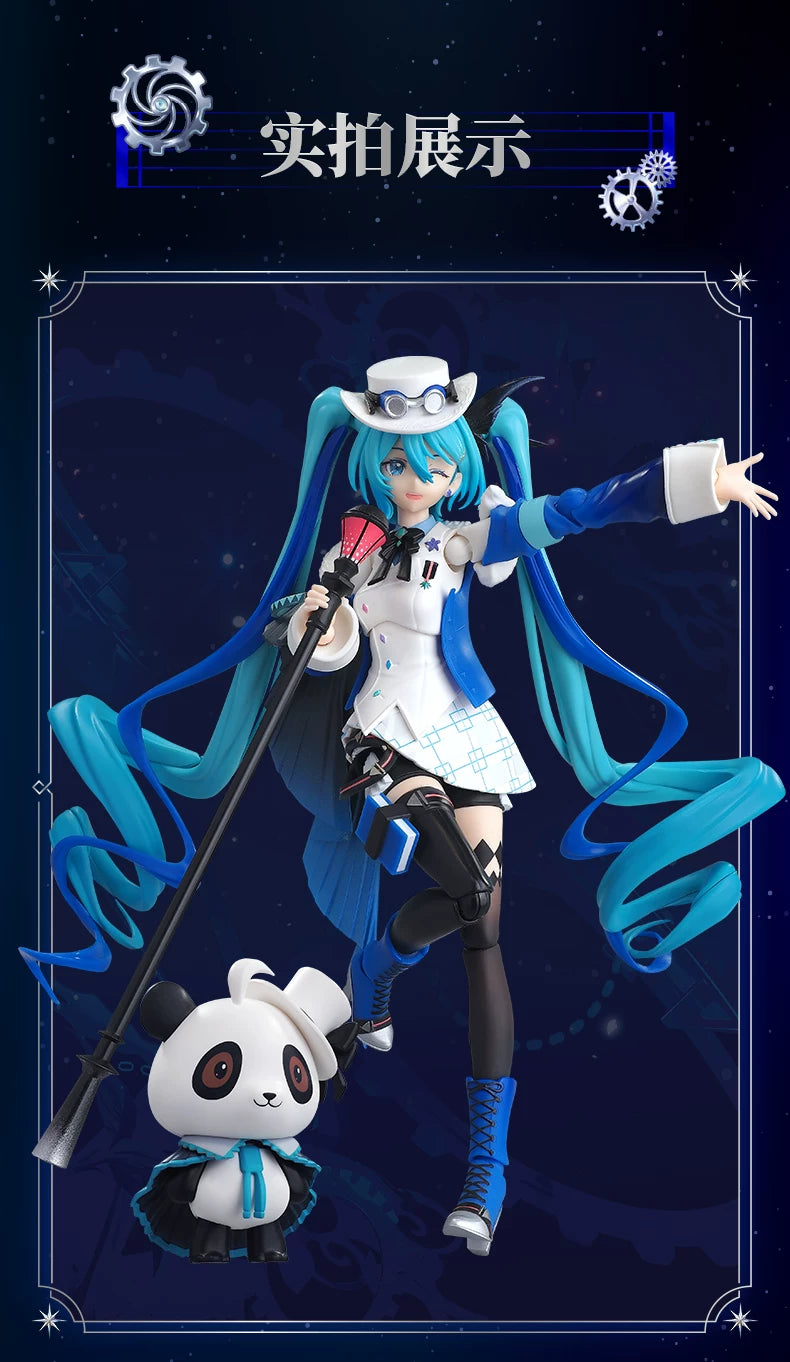 Blokees Hatsune Miku Action Figure DIY Joint Mobility Anime Assembly Figurine Toy Cartoon Doll Collection Figures Christmas Gift