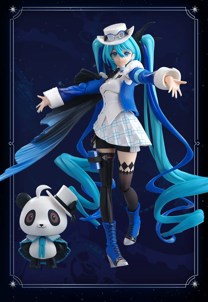 Blokees Hatsune Miku Action Figure DIY Joint Mobility Anime Assembly Figurine Toy Cartoon Doll Collection Figures Christmas Gift