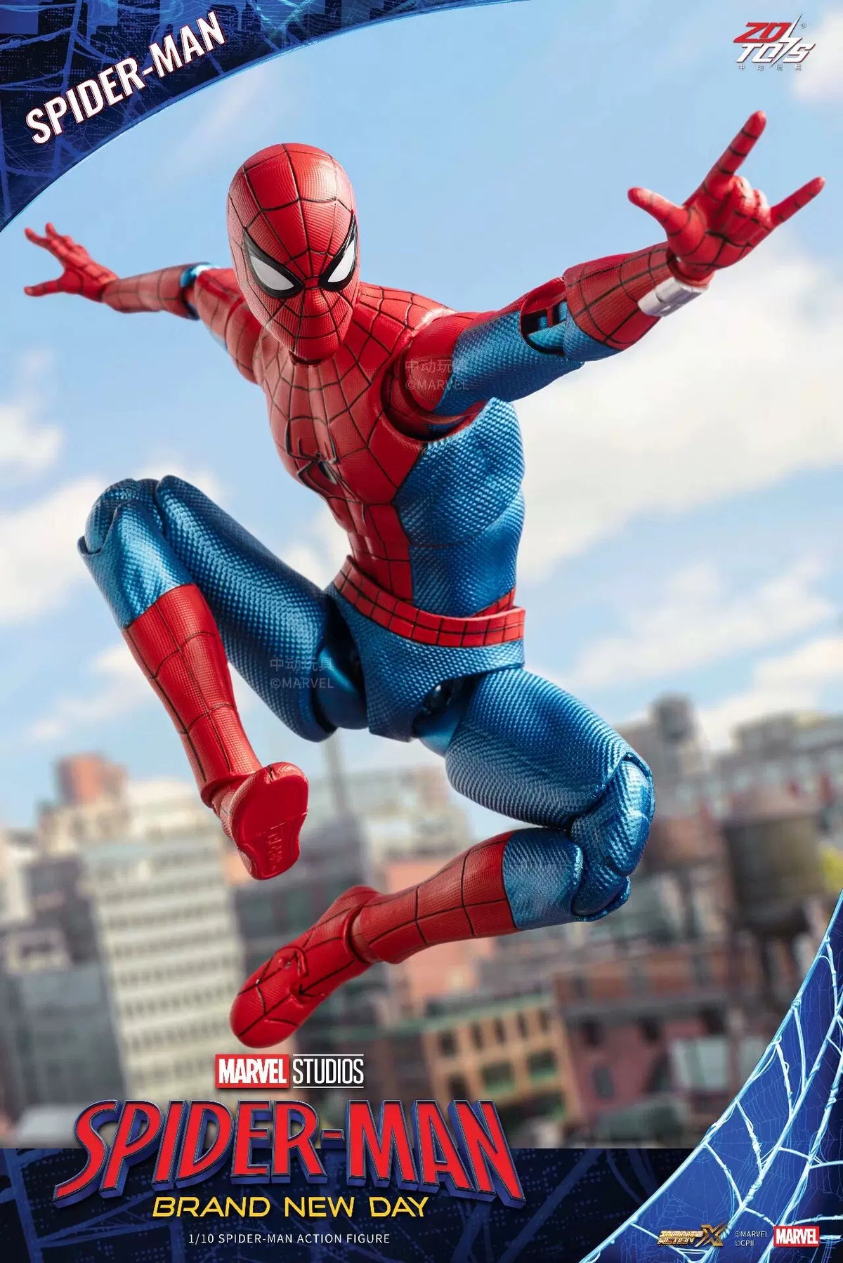 1/10 Scale Figure ZD TOY Spider-Man: Brand New Day SpiderMan action figure model In stock