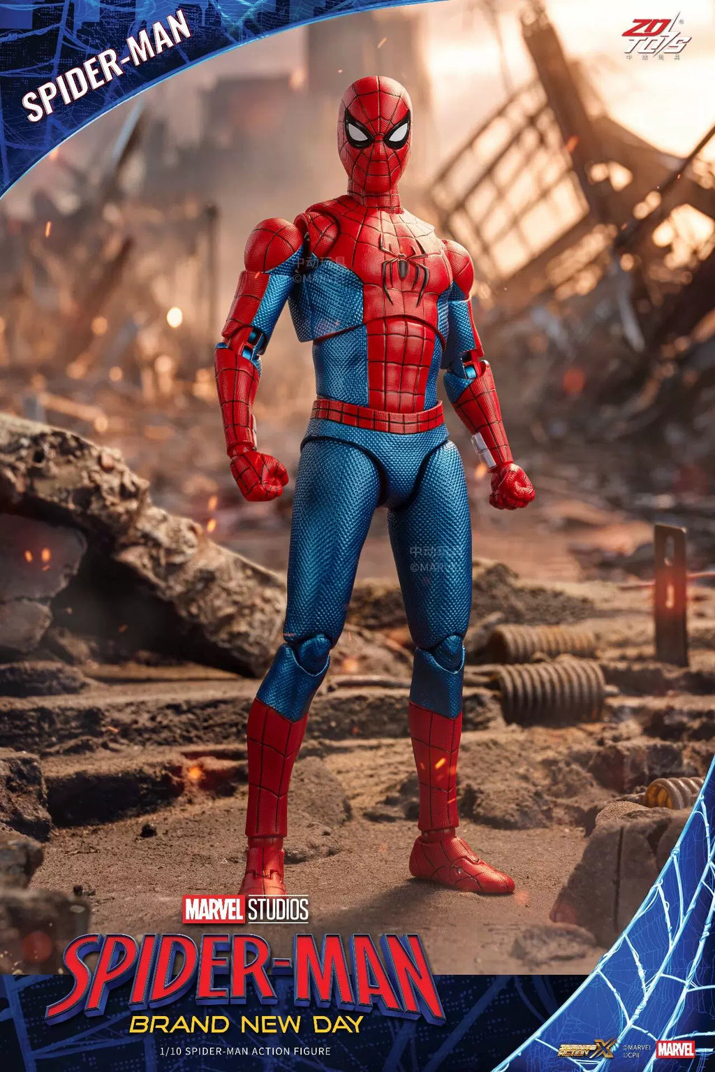 1/10 Scale Figure ZD TOY Spider-Man: Brand New Day SpiderMan action figure model In stock