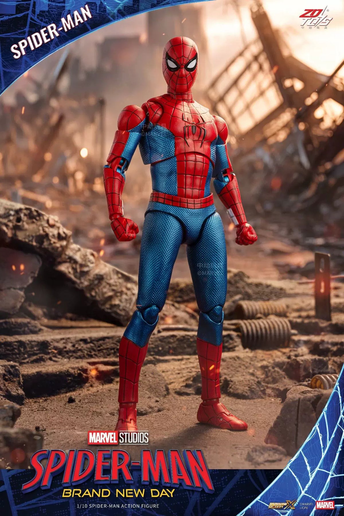 1/10 Scale Figure ZD TOY Spider-Man: Brand New Day SpiderMan action figure model In stock