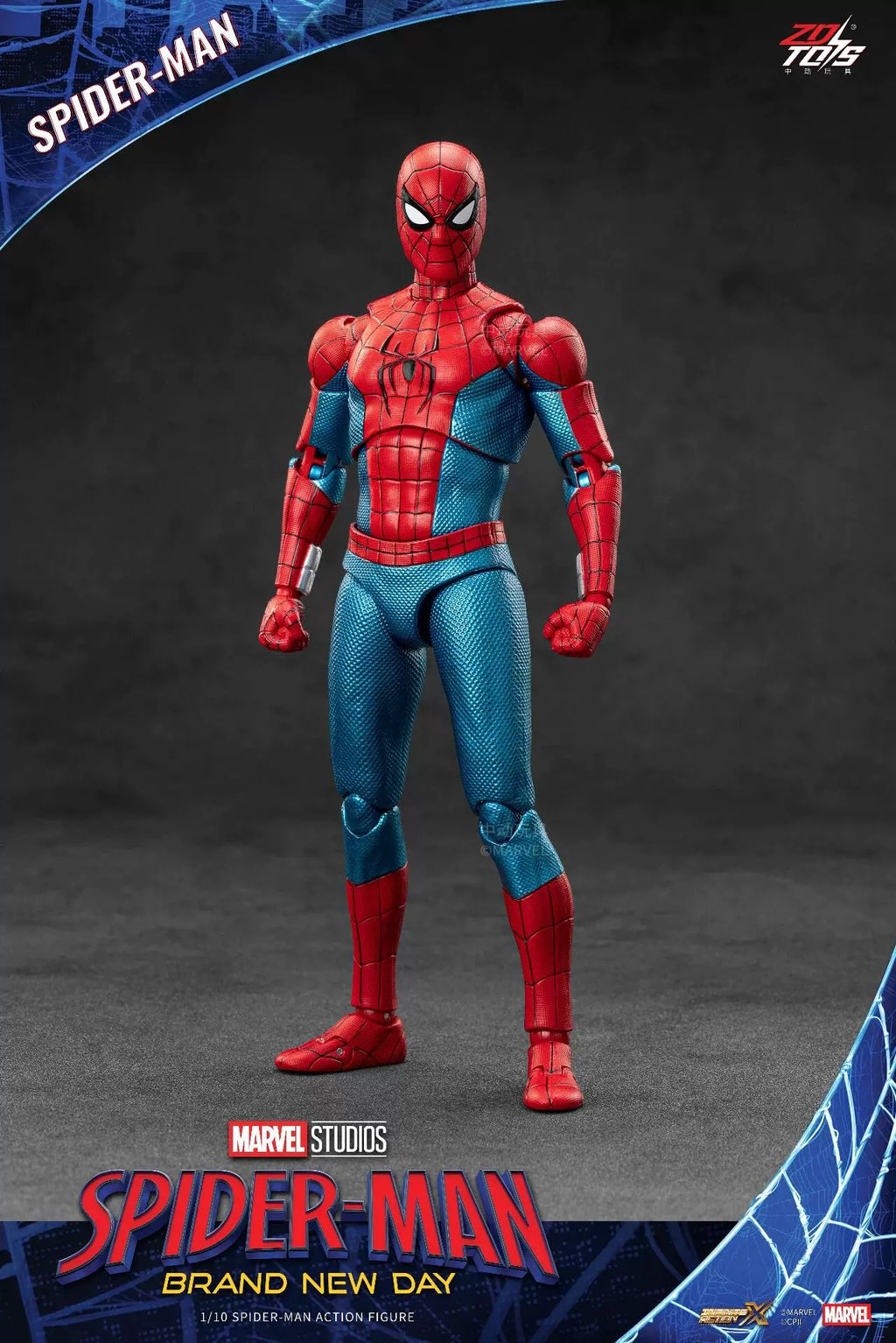 1/10 Scale Figure ZD TOY Spider-Man: Brand New Day SpiderMan action figure model In stock