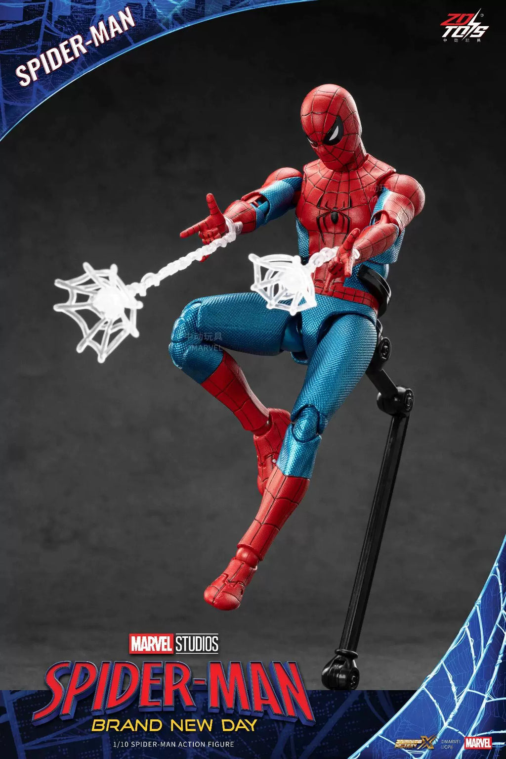 1/10 Scale Figure ZD TOY Spider-Man: Brand New Day SpiderMan action figure model In stock