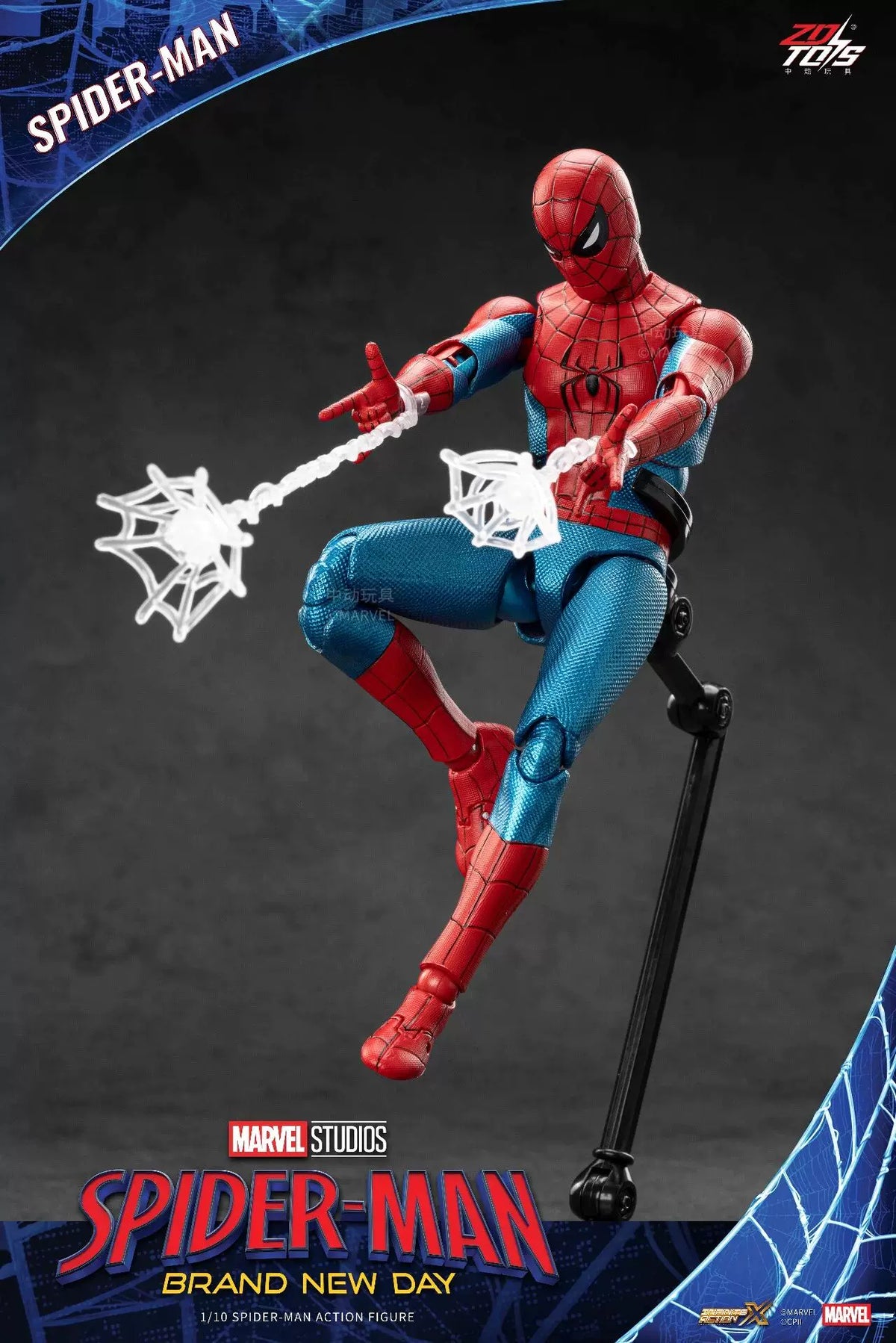 1/10 Scale Figure ZD TOY Spider-Man: Brand New Day SpiderMan action figure model In stock