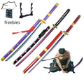 40incn Roronoa Zoro Katana Ninja Knife Sword Anime One Piece Cosplay Real Size Japanese Katana Original Samurai Sabre Toy Gift