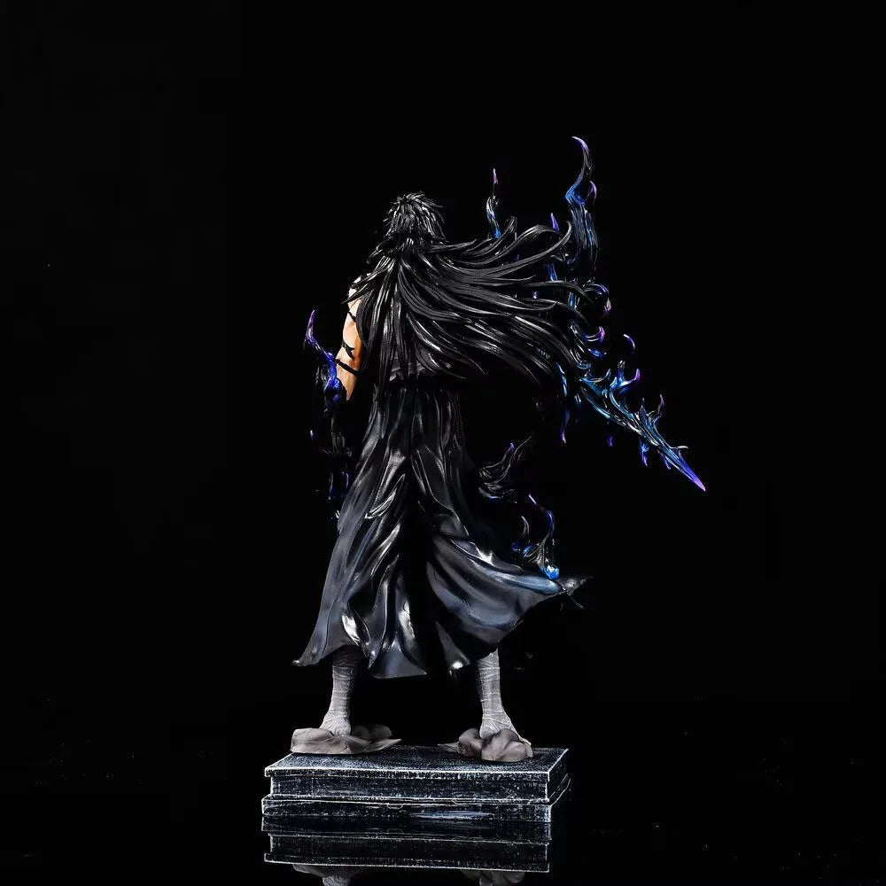 31-33cm Bleach Ichigo Figure Hollow White Horned & Mugetsu Form Pvc Anime Peripheral Desktop Decor Collectible Statue Fan Gift