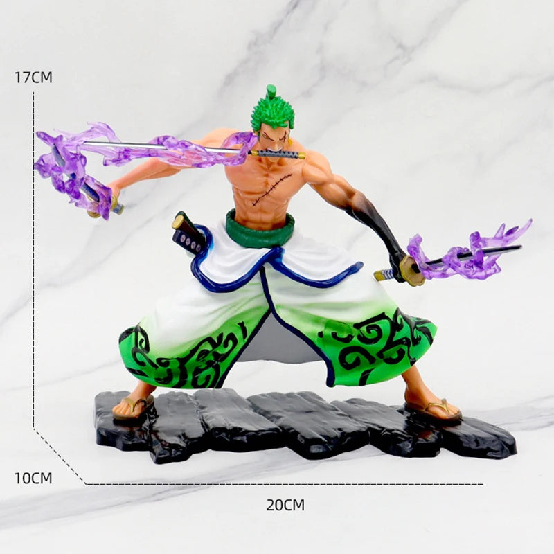 One Piece Luffy Roronoa Zoro Sabo Figure Toys Portgas D Ace Vinsmoke Sanji PVC Figurine Action Collection Anime Model Dolls Gift