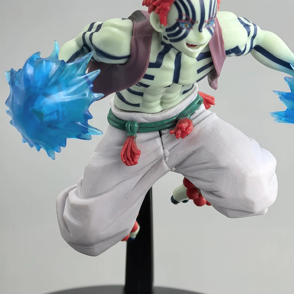 Bandai Anime Demon Slayer Figure Model Juuni Kitsuki Akaza Battle Figure Kimetsu No Yaiba Desktop Decoration Collection Gift