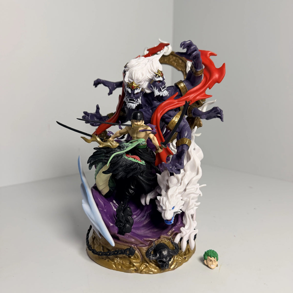 One Piece Figure Roronoa Zoro Anime Figures Action Figurines 22cm Pvc Zoro Figure Model Statue Toys Collection Decoration Doll