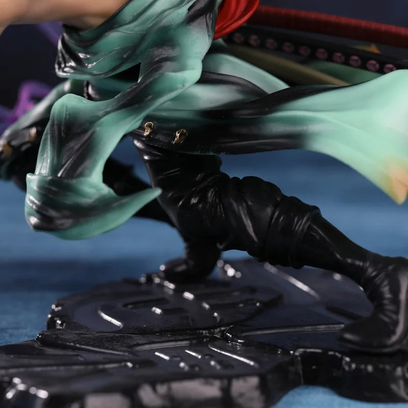 One Piece Roronoa Zoro Three Thousand Worlds Pop Action Figure Double Headed Three Sword Style Pvc Boxed Model Ornament