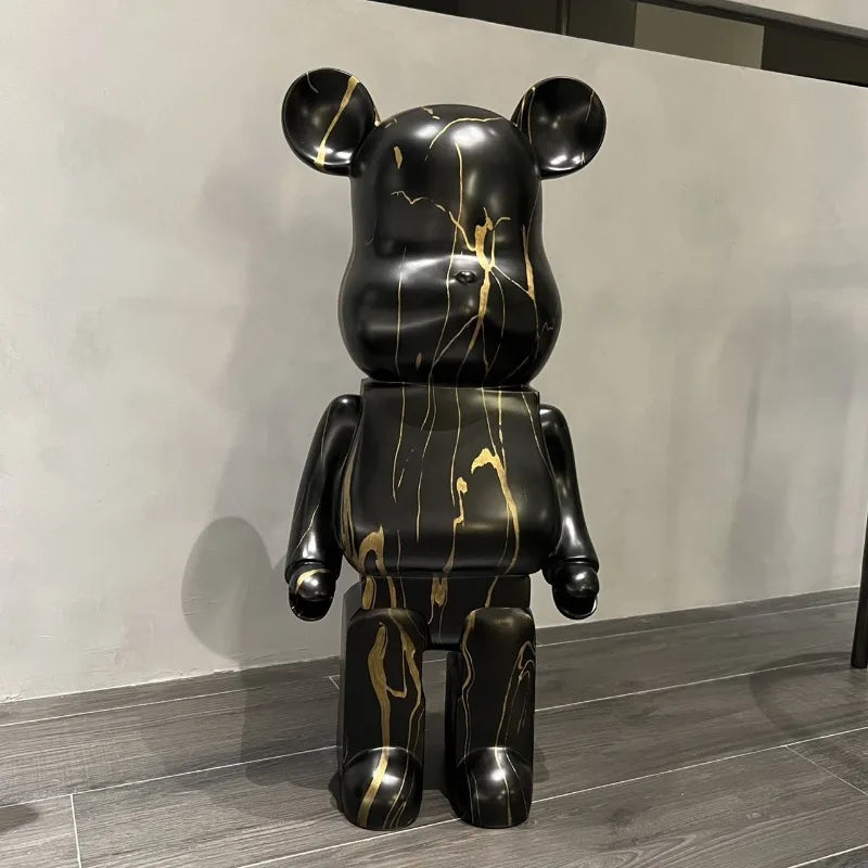 Aesthetic Bear Figure Resin Nordic Bear Statue Figurine Sculpture Luxury Livingroom Decoration Home Ornament Desk Accessories