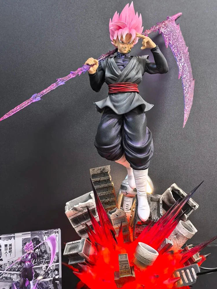 Jt Studio Toys Dragon Ball Anime Figure Zamasu Figure 1/6 Goku Black Pvc Statue Decor Ornament Collection Model Gift