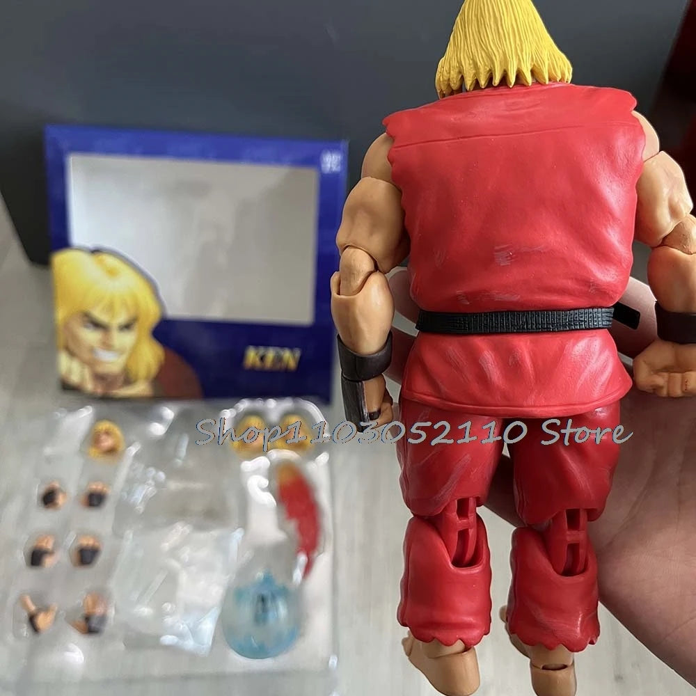 ST Street Fighter Guile Ken Ryu Action Figure Anime The Final Challengers Model Doll Statue Joint Movable Movie Toys Gifts
