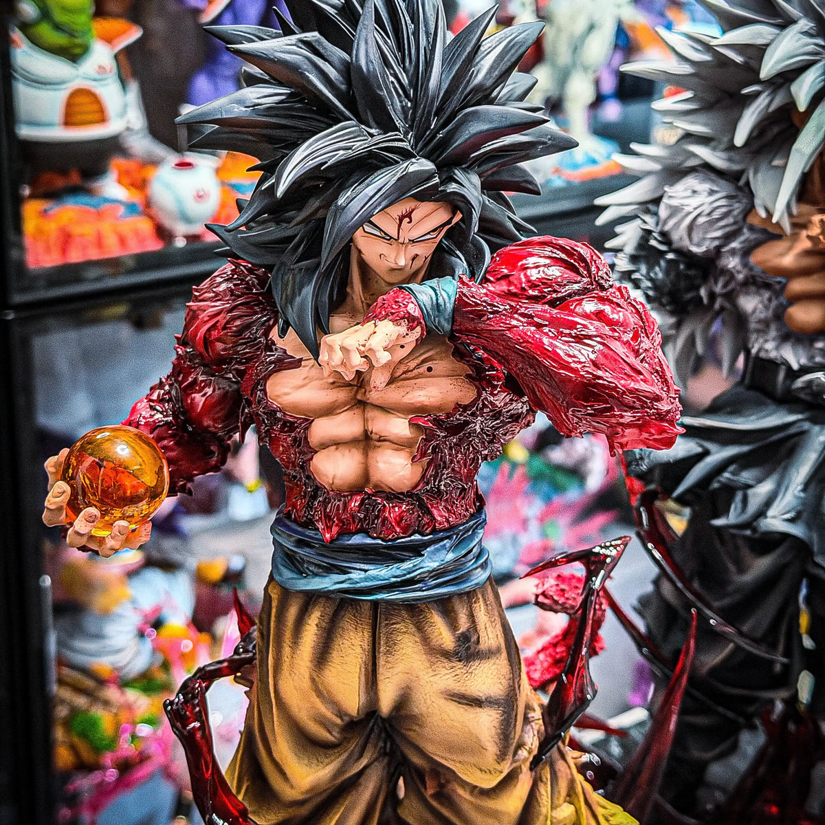 Dragon Ball Super Saiyan 4 Goku Gk Collectible Figure Anime Action Model Desktop Ornament Periphery Gift For Adult Anime Fans