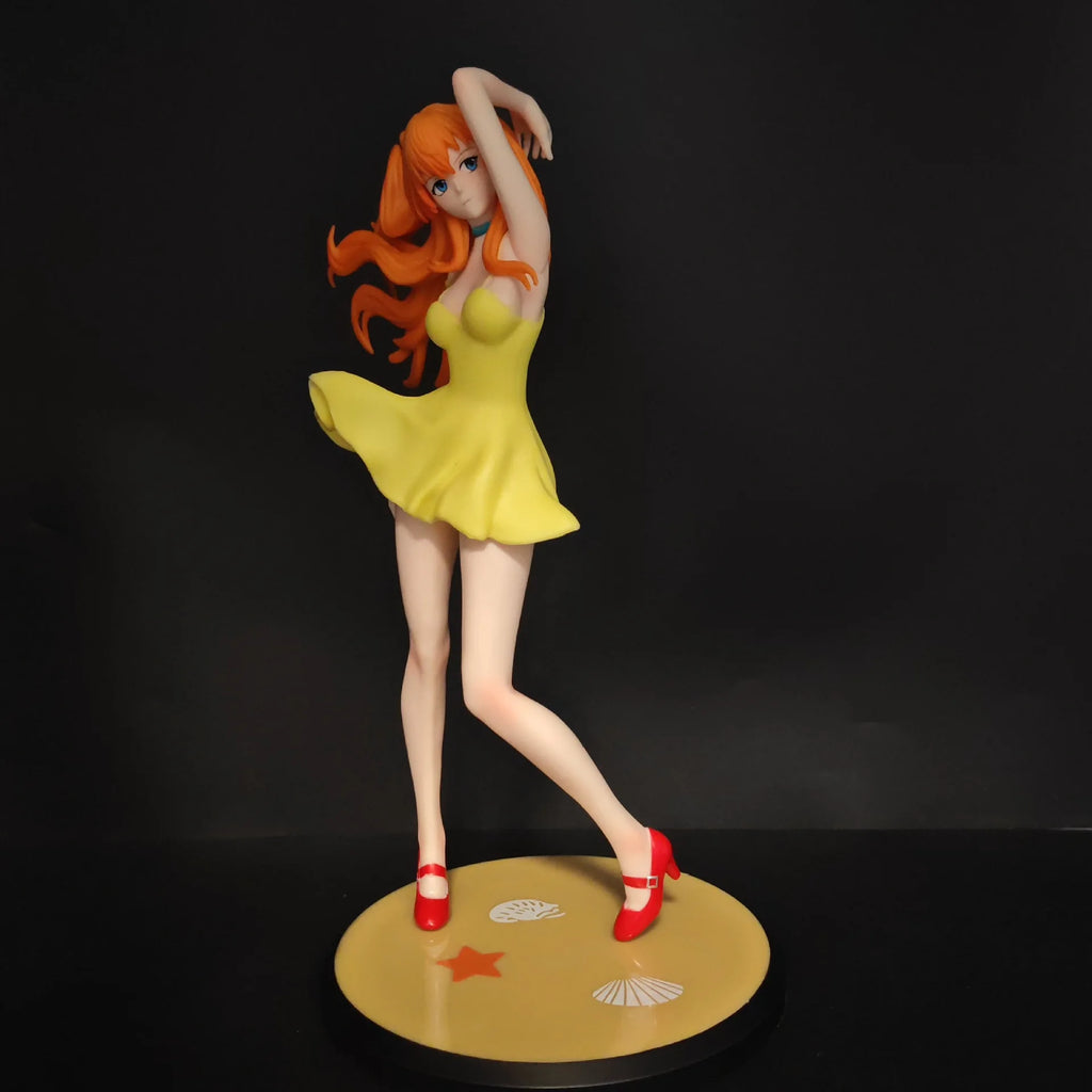 Asuka Langley Soryu Anime Girl Figure Collectible Pvc Model Statue Desktop Ornament For Home Display Decoration Anime Lovers