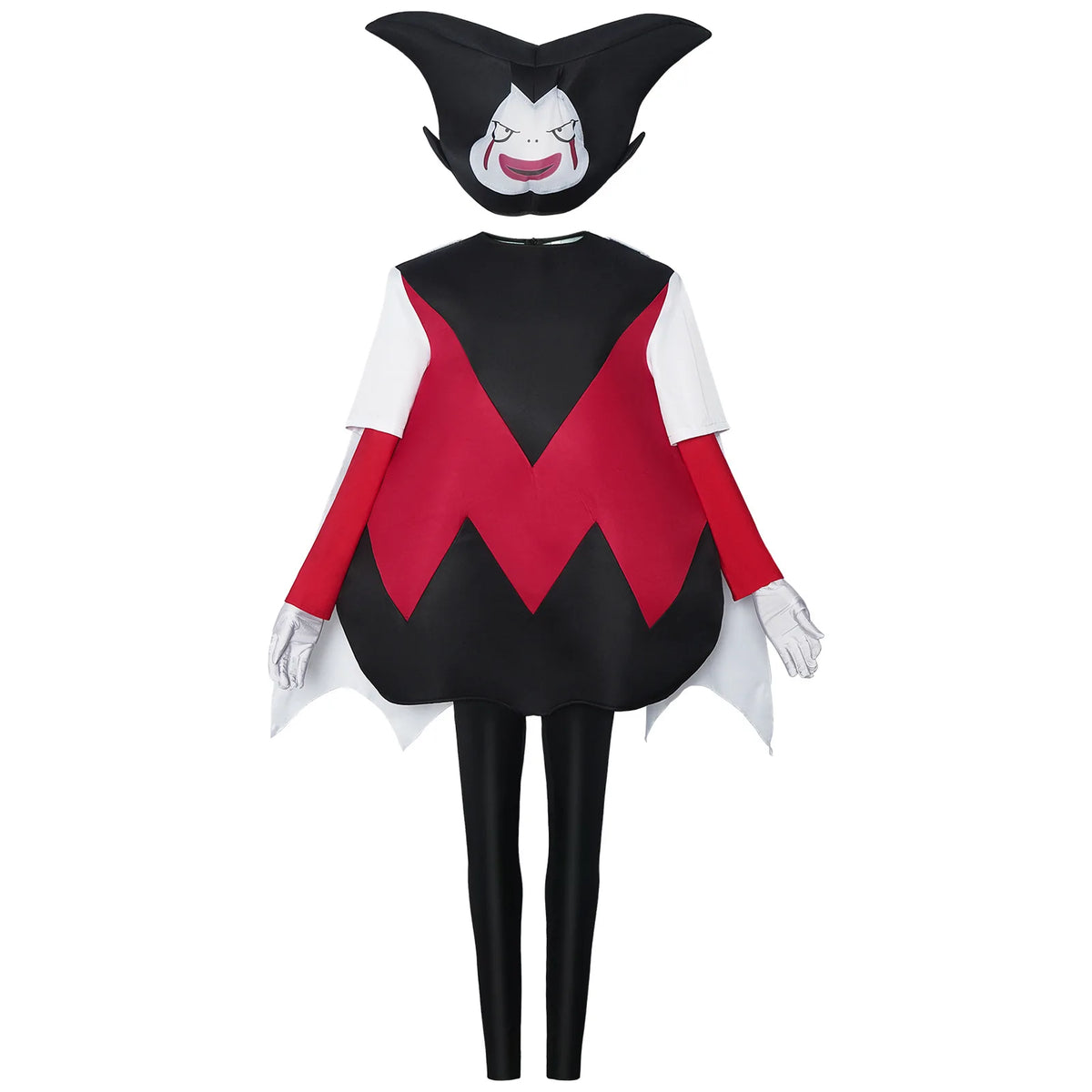 Gomah Dragon Ball Daima Cosplay Costume Red Black Tunic White Cape Black Pants Gloves Headpiece Set For Halloween Party