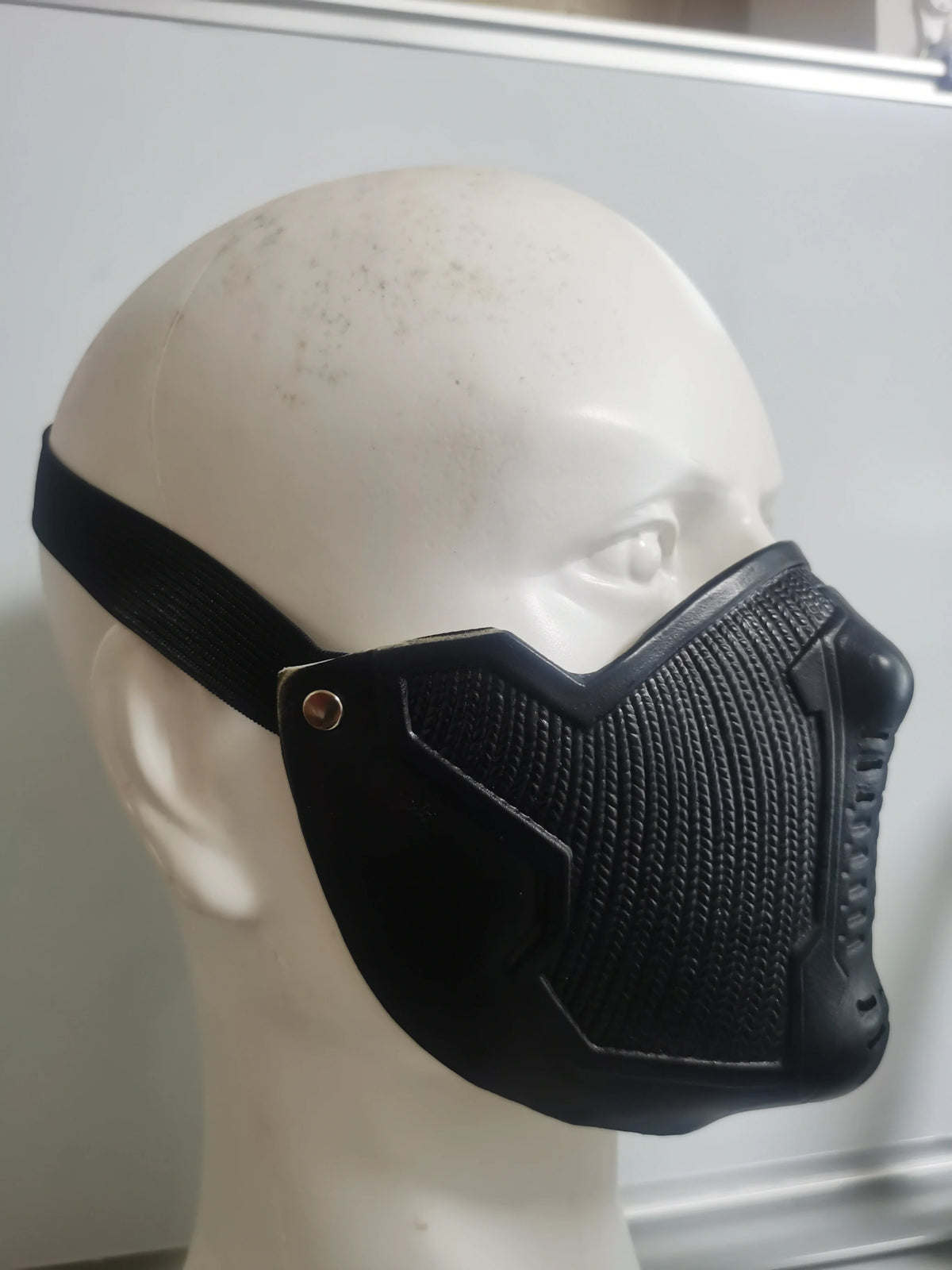 Super Hero Cosplay Winter Soldier Mask James Buchanan Bucky Barnes Cosplay Latex Mask Halloween Christmas Props Half Face Mask