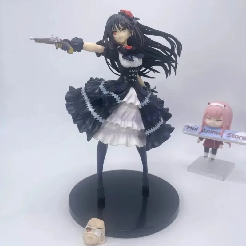 Anime Tokisaki Kurumi Figure Zafkiel Black Kurumi Figurine Date A Live Statue House Decoration Desk Room Accessories Toy Gift