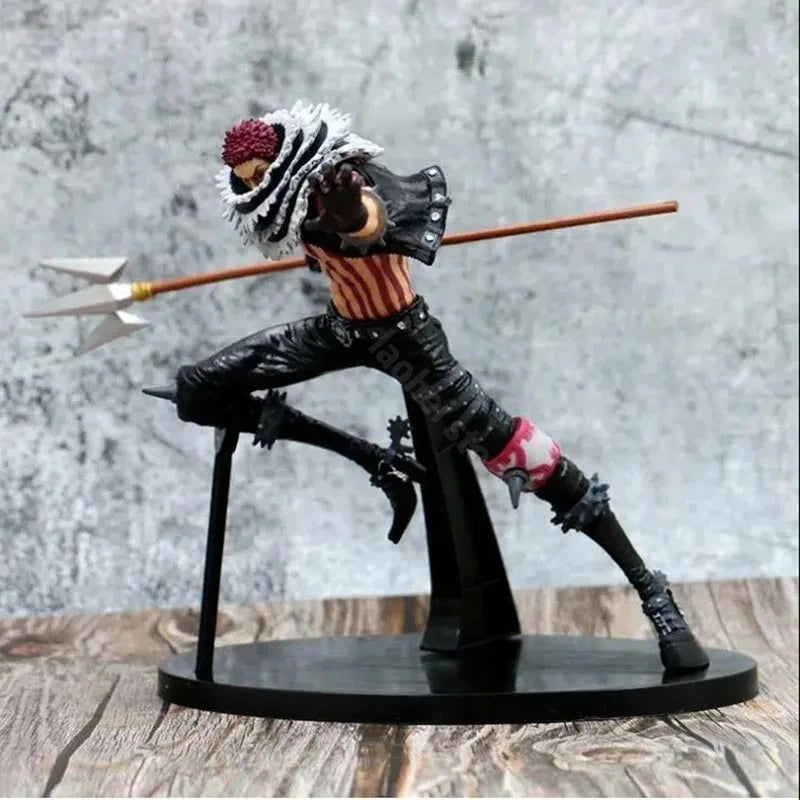 15cm Anime One Piece Figure Charlotte Katakuri King of Artist  PVC Model Toy Collection Desktop Decoration Gi