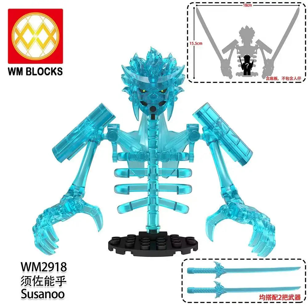In Stock SHF Naruto Uchiha Madara Action Figure with Transparent Blue Susanoo Effect Anime Collection Model Toys