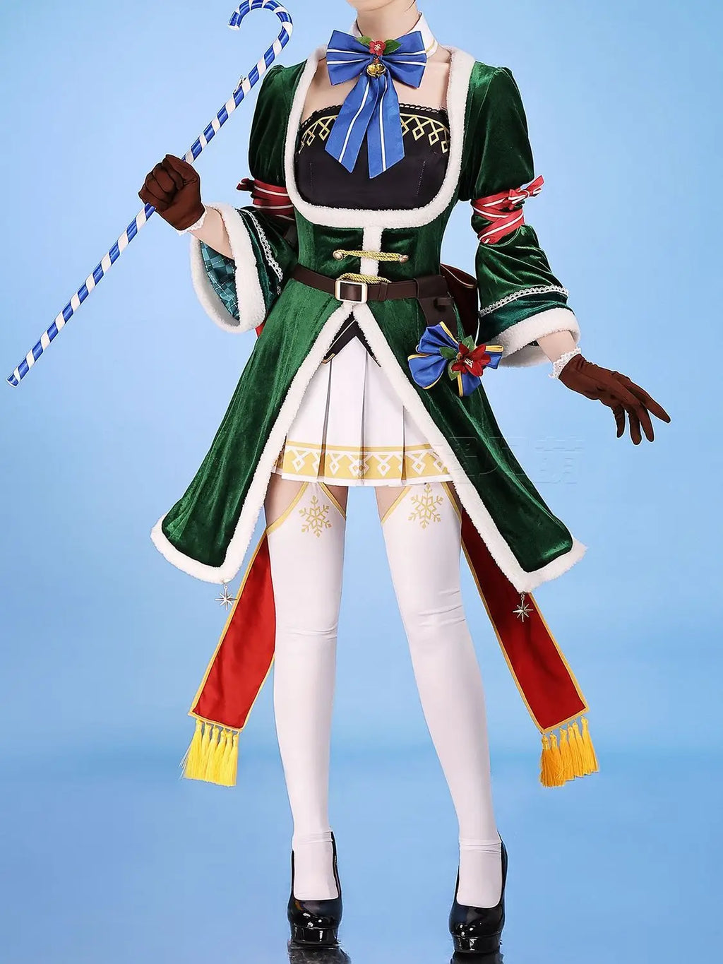 Rem Ram Christmas Dress Emilia Cosplay Costume Anime Re:ZERO - Starting Life in Another World  Dress for Women Halloween Suits