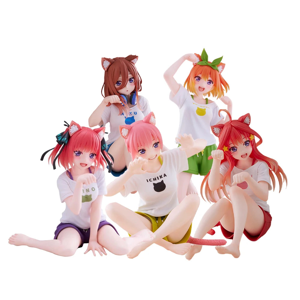 Anime Nakano Miku figure Nakano Miku Nakano Nino action figure Nakano Miku Nakano Nino figurine Model Toy Collection Statue Gift