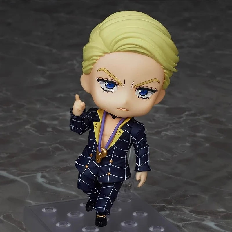 1401 Prosciutto Jojo Bizarre Adventure Posable Interchangeable Face Action Figure Desktop Decor For Anime Collectors