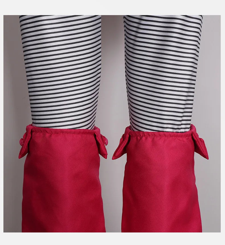 Hot Pants Cosplay Costumes Uniform Ainme JOJO Rose Red Dress Role Play Halloween Carnival Party Dressing For Women Clothing