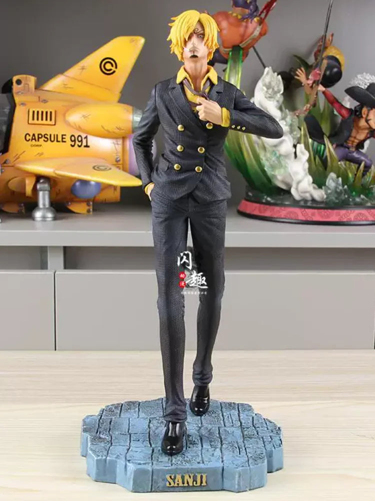 JT One Piece Sanji Suit Anime Figure Pvc Model Boxed Desktop Ornament Collectible Statue Gift For Adult Anime Fans Collectors
