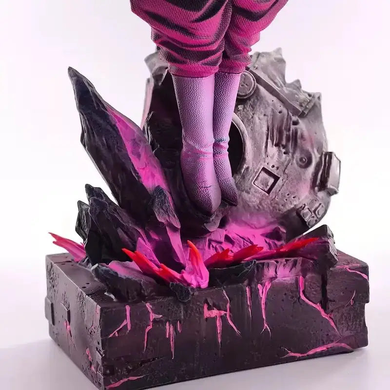 JT Statue 38cm/14.96inch Dragon Ball Z Zamasu Figure Black Goku Super Saiyan Action Figure Collection Model Toys Luminous Moon