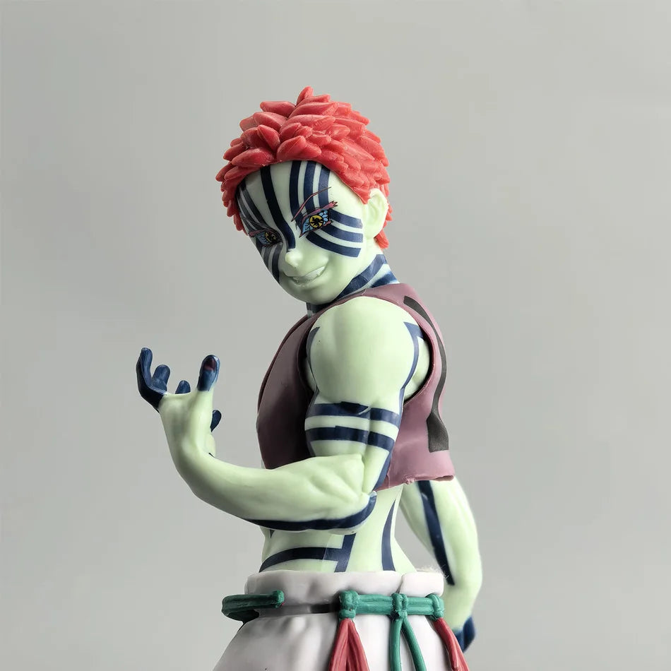 Bandai Anime Demon Slayer Figure Model Juuni Kitsuki Akaza Battle Figure Kimetsu No Yaiba Desktop Decoration Collection Gift