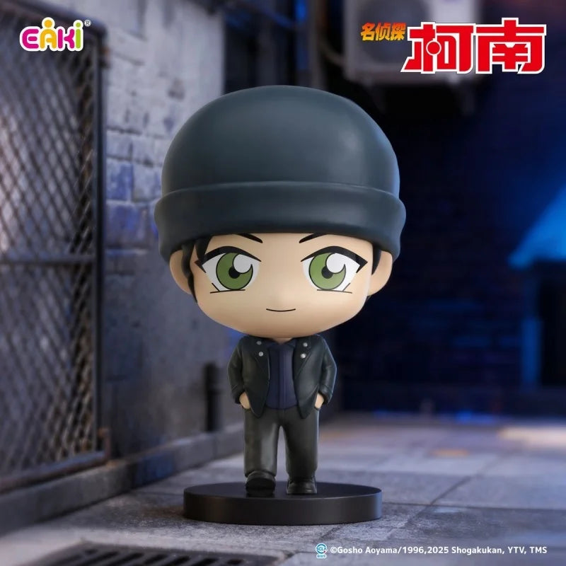 The New 5 Cm EAKI Original Detective Conan Anime Figure Toy For Kids Gift Collectible Model Ornaments Car Desktop Decoration Toy